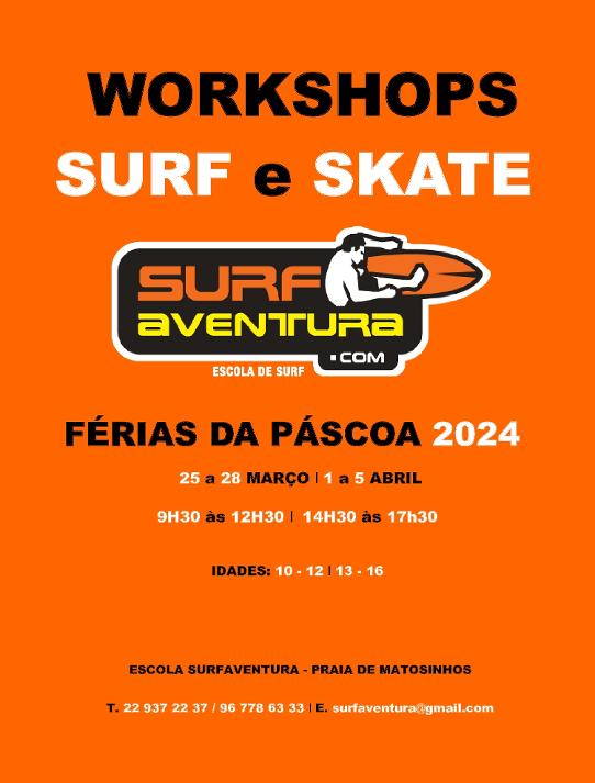Workshops Surf Skate Páscoa 2024